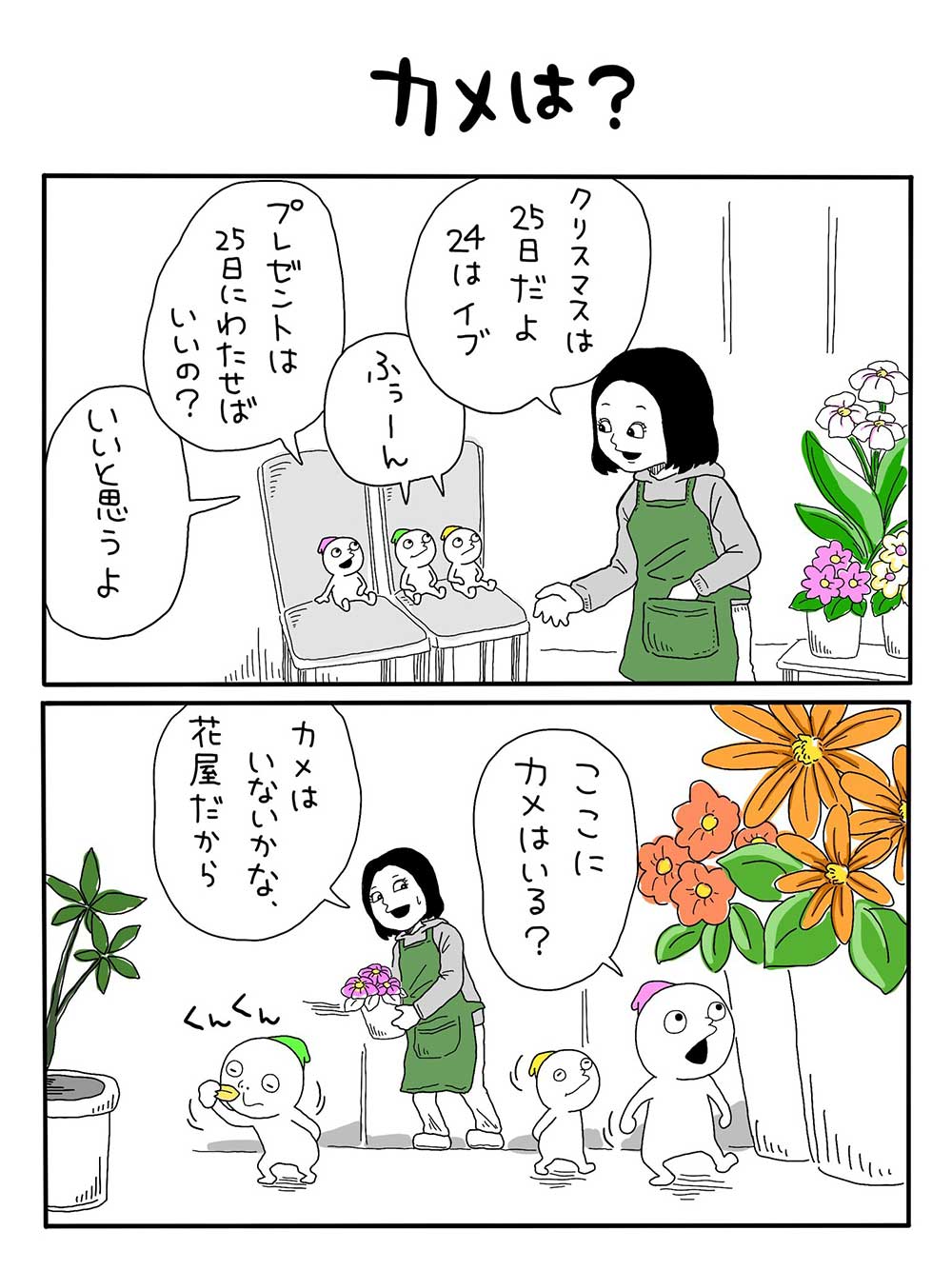 カメは？